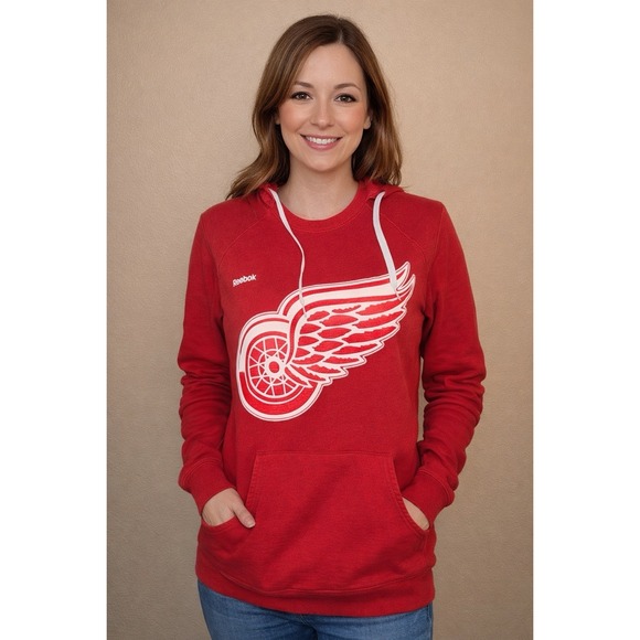 Reebok Other - Reebok Detroit Red Wings NHL Hoodie sweatshirt Large